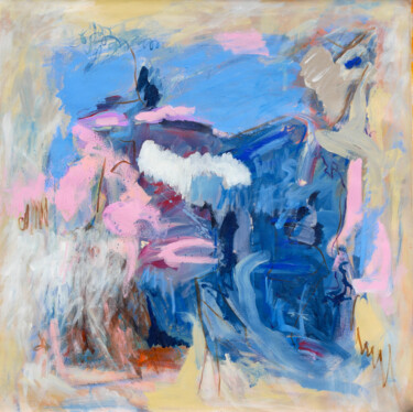 Painting titled "Harmony" by Berez, Original Artwork, Acrylic Mounted on Wood Stretcher frame