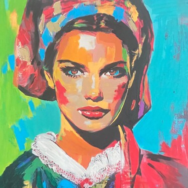 TRADITIONAL  WOMAN POPART