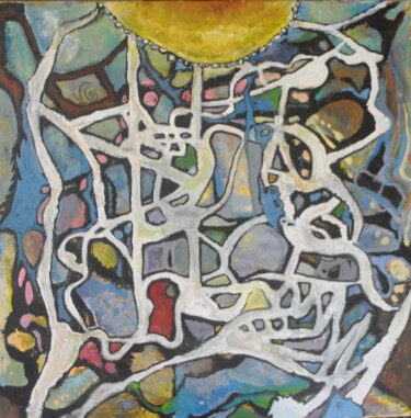 Pintura intitulada "mouvement" por Manuel Navarro, Obras de arte originais, Acrílico