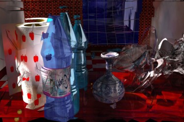 Digital Arts titled "C'est cassé" by Patrick Fraysse, Original Artwork, 3D Modeling