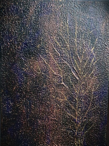 Peinture intitulée "Troncs 8" par Alain V, Œuvre d'art originale, Acrylique