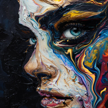 Digital Arts titled "The Mystery of Eter…" by Nataly Ustinova, Original Artwork, AI generated image