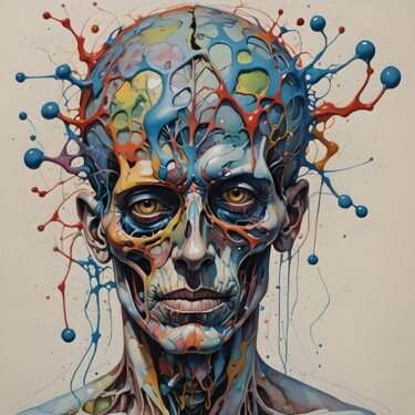 数字艺术 标题为“neural-metamorphosis” 由Michael Konradi, 原创艺术品, 数字油画