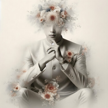 Digital Arts titled "Woman" by Lyudmyla Vasylyeva, Original Artwork, Digital Print