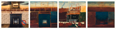 Digitale Kunst mit dem Titel "Waterloo Sunset Ser…" von Manfred Lieber, Original-Kunstwerk, Digitale Malerei