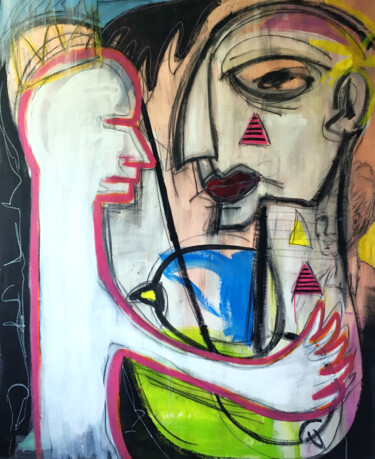 Pintura intitulada "Basquiasso" por Gabriel Grecco, Obras de arte originais, Acrílico