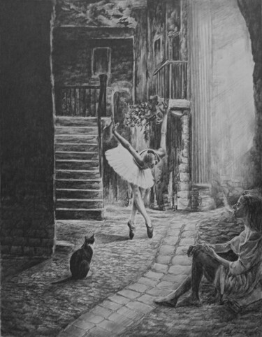 Unwitting viewers Tekening getiteld "Unwitting viewers" door Dmitry Selivanov, Origineel Kunstwerk, Potlood