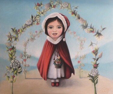 Peinture intitulée "Victoria" par Emmanuelle Pellet, Œuvre d'art originale, Acrylique
