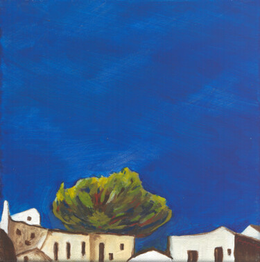 Peinture intitulée "COVID19.3.20" par Paolo Campogrande, Œuvre d'art originale, Huile