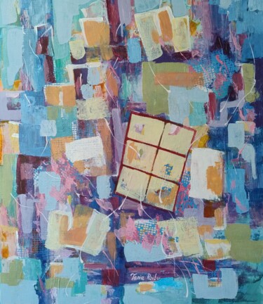 Painting titled "Light windous" by Elena Popa, Original Artwork, Acrylic