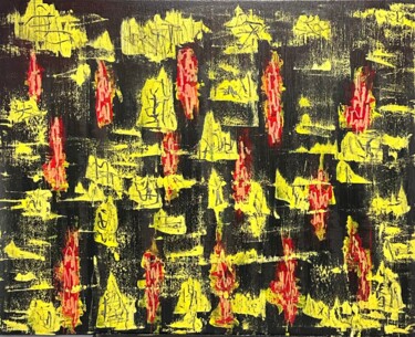 绘画 标题为“Prayer of Candles” 由Marat Teloyan, 原创艺术品, 丙烯