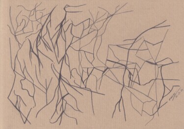 Disegno intitolato "Survenir" da Maeva J., Opera d'arte originale, Grafite