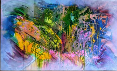 Peinture intitulée "Bruma" par Fabienne Rolland, Œuvre d'art originale, Acrylique Monté sur Châssis en bois