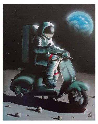 绘画 标题为“Il primo uomo” 由Vincenzo Marino, 原创艺术品, 丙烯