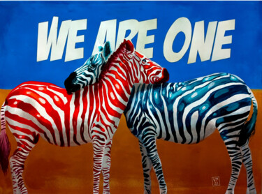 Pittura intitolato "We are one" da Vincenzo Marino, Opera d'arte originale, Acrilico