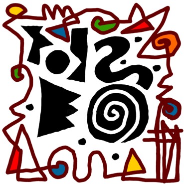 数字艺术 标题为“Phagocytose” 由Franck Vidal, 原创艺术品, 数字油画