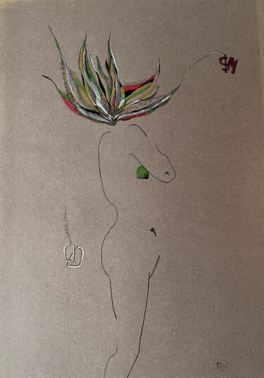 4rt23 / Du côté de chez Swann - {$M} 图画 标题为“4rt23 / Du côté de…” 由Leni Smoragdova, 原创艺术品, 标记