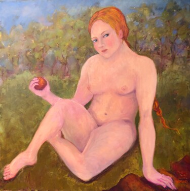 Paradise fruit Peinture intitulée "Paradise fruit" par Elena Stauffer, Œuvre d'art originale, Huile