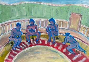 Naked lunch 图画 标题为“Naked lunch” 由Waldemar Pars, 原创艺术品, 丙烯