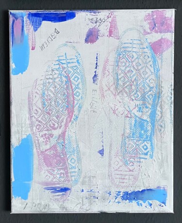 Malerei mit dem Titel "Größe 50" von Anton Volquardsen, Original-Kunstwerk, Acryl