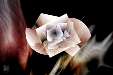 数字艺术 标题为“'Crepe Flower' - 24…” 由Rosemary Collard, 原创艺术品, 2D数字工作