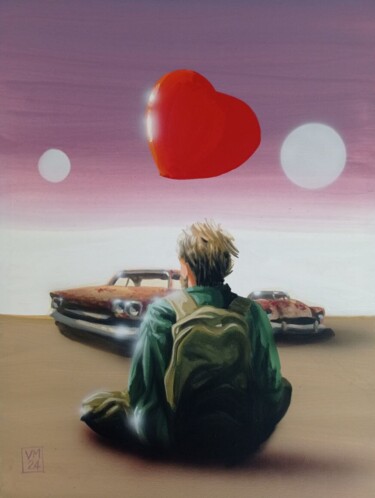 Ζωγραφική με τίτλο "Lost Love" από Vincenzo Marino, Αυθεντικά έργα τέχνης, Ακρυλικό