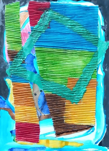 Collages titled "Venezia" by Ronnie Kolner, Original Artwork, Collages