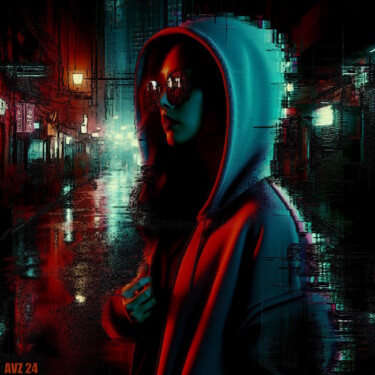 Digital Arts titled "in the digital shad…" by Ariel Velez, Original Artwork, 2D Digital Work