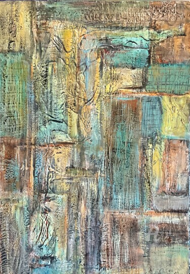 Painting titled "Chambered Soul" by Paul Dirkse, Original Artwork, Acrylic Mounted on Wood Stretcher frame