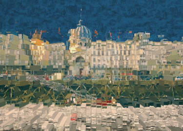 Photographie intitulée "Nantes" par Aal, Œuvre d'art originale, Photographie manipulée