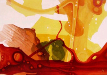 Photographie intitulée "A2 peinture huile s…" par Laurent Pradat, Œuvre d'art originale, Huile Monté sur Châssis en bois