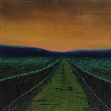 Peinture intitulée "Channel" par Serguei Borodouline, Œuvre d'art originale, Huile