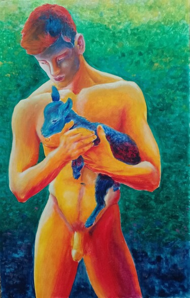제목이 "Étude pour les Hyac…"인 미술작품 Peter Lesly로, 원작, 기름