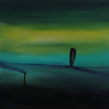 Pittura intitolato "Dream # 56" da Serguei Borodouline, Opera d'arte originale, Olio