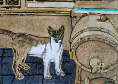 Interior with a cat