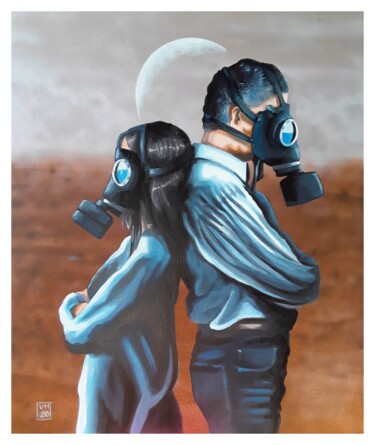 Pintura intitulada "Incomunicazione" por Vincenzo Marino, Obras de arte originais, Acrílico