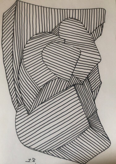 Drawing titled "Signum 17" by Sever, Original Artwork, Marker