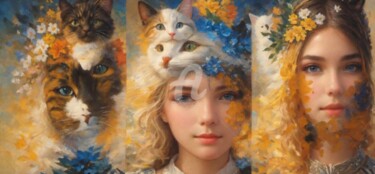 绘画 标题为“Настроение 4.” 由Зумрад Аблакулова, 原创艺术品, 油 安装在artwork_cat.上