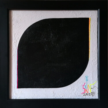 "Black TwoCorners of…" başlıklı Tablo Serge Sunne tarafından, Orijinal sanat, Akrilik