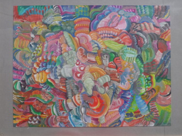 绘画 标题为“Gouache n°3” 由Geneviève Durantou, 原创艺术品, 水粉