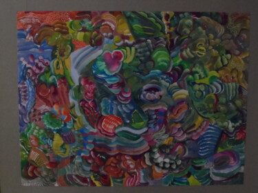 绘画 标题为“Gouache n°4” 由Geneviève Durantou, 原创艺术品, 水粉