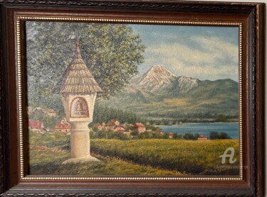 "Faaker See, Marterl…" başlıklı Tablo Pe Pe tarafından, Orijinal sanat, Petrol
