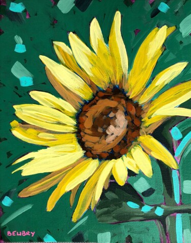 绘画 标题为“Tournesol” 由Gurvan Beubry, 原创艺术品, 丙烯