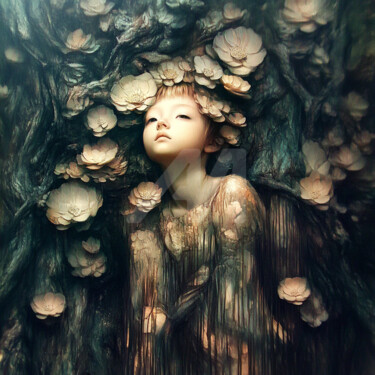 数字艺术 标题为“Маленькая фея” 由Lyudmyla Vasylyeva, 原创艺术品, 数字油画