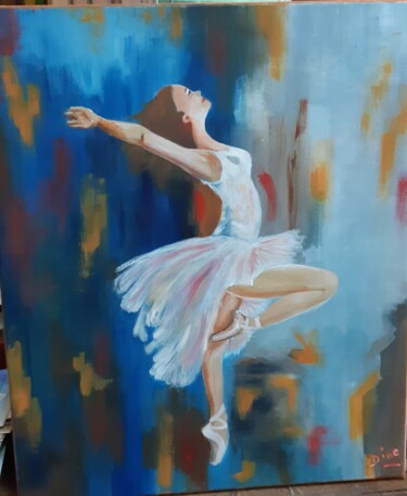 Peinture intitulée "L'envolée" par Nadine Bichon, Œuvre d'art originale, Huile