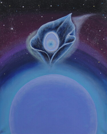 Malerei mit dem Titel "Genesis" von Serguei Borodouline, Original-Kunstwerk, Acryl