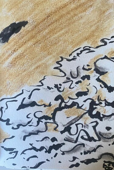 제목이 "écume"인 그림 Frob로, 원작, 수채화