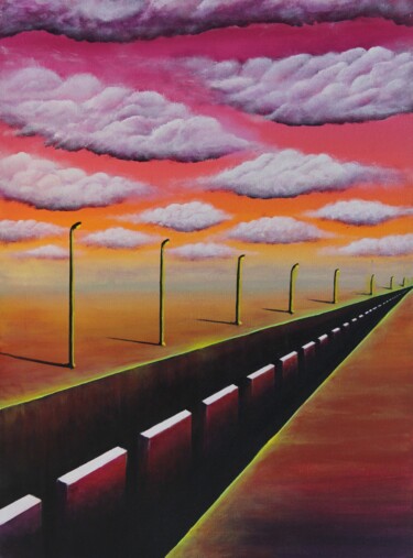Pittura intitolato "Lost HW" da Serguei Borodouline, Opera d'arte originale, Acrilico