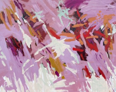CRYSANTEMUMS IN SEPTEMBER 3 105130 Painting titled "CRYSANTEMUMS IN SEP…" by Elena Kovalskaia, Original Artwork, Oil