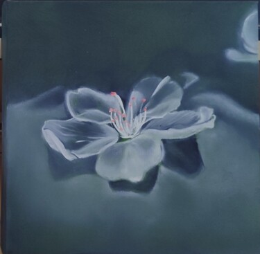 Malarstwo zatytułowany „Transparence” autorstwa Céline De Abreu, Oryginalna praca, Olej Zamontowany na Drewniana rama noszy